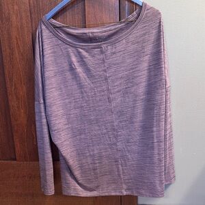 Athleta Heathered Long Sleeve Top